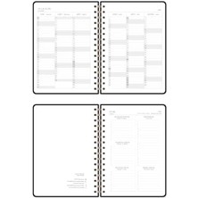 Storemax 2026 A5 Spiralli Haftalık Ajanda 12 Aylık - Siyah