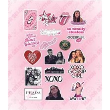 Storemax Gossip Xoxo Pink Pembe Temalı Laptop Tablet Telefon Ajanda Motor Araba Seti