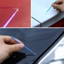 N&M Store 100 Lü Mini Tek Kullanım Araba Rötüş Fırçası -Ince Uçlu Yumuşak Kıllı Boya Uygulayıcı