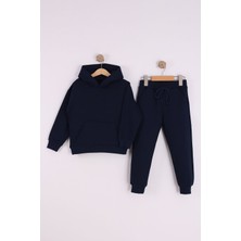 Erkek Çocuk Kalın Kapüşonlu Takım