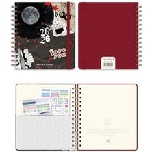 Storemax 2026 18X20 Spiralli Haftalık Kare Ajanda 12 Aylık - Kolaj