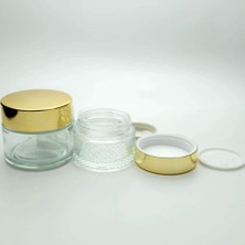 Krem Kavanozu 100 ml (3 Adet) Şeffaf Boş Şişe