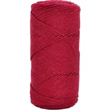 Karahanbey Makrome Ipi 3mm Polyester Kırmızı