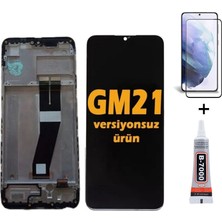 Yedcom General Mobile Gm21 Çıtalı Ekran Lcd Dokunmatik B7000 15ML Yapıştırıcı ve Kırılmaz Cam ile beraber Yc