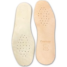 YeferStore Ortopedik Lateks %100 Deri Ayakkabı Tabanlığı, Nefes Alabilen, Terletmeyen Tabanlık,  1 Çift