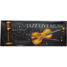 ZS Demir Pano Keman Yatay Vintage Dekoratif Hediyelik