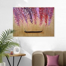 İlkbahar & Sakura 35X50 Kanvas üzerine akrilik el boyaması.