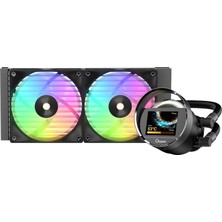 Ocypus Sigma L24 Siyah Argb 240 mm INTEL(1700P/1851P)-AMD Uyumlu Sıvı Soğutucu