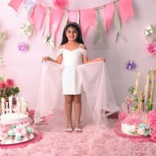 Ahsenim Bebe Içi Kısa Kuyruklu Pullu Abiye Elbise
