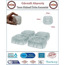 Gross AVM Çamaşır, Bulaşık Makina Titreşim Önleyici ve Kaydırmaz Ayak - 4 Adet