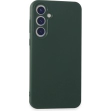 LTG Nova Newface A55 5g Kılıf First Silikon - Koyu Yeşil