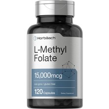 Horbaach L-Methylfolate Mthf Folate 15000MCG 120 Caps