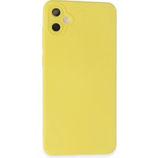 LTG Nova Newface A05 Kılıf Nano Içi Kadife Silikon - Sarı