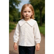 BAV Butik Ayvitrin Kız Çocuk Yaka Tasarım Gömlek