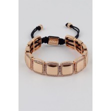 FRY Ipli Çelik Bileklik - Altın