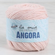 Karahanbey La Mia Angora Pudra Pembe El Örgü Ipi - L185 - 34012