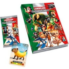 MEGA Lamincard Italian Brainrot Çıkartma Abümü ve Kart