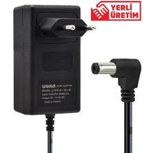 Pazarcan Weko 5 Volt - 3 Amper 5.5*2.5 Uçlu Plastik Kasa Priz Tipi̇ Adaptör