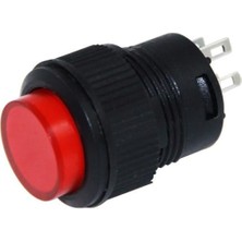 Pazarcan IC-180C Yuvarlak 3p Işıklı 16MM Basmalı Kalıcı Buton