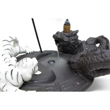 ZS Demir Buhurdanlık Tütsülük Seramik Dekoratif Hediyelik