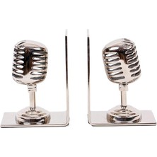 ZS Demir Kitap Desteği Mikrofone Kitap Stoperi Dekoratif Hediyelik