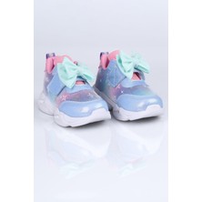 Caretta C.24002 Işıklı Fiyonklu Spor Ayakkabı B. Mavi - 23