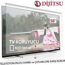 Dijitsu 58DQ33000 QLED Tv Ekran Koruyucu - Dijitsu 58" Inç 146 Ekran Koruyucu