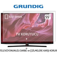 Grundig 55GO990A Tv Ekran Koruyucu - Grundig 55" Inç 139 cm OLED Tv Ekran Koruyucu 55 Go 990A