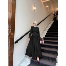 Miraydin Butik Kadın Double Krep Kumaş Şık Ceket ve Etek Takım Siyah - M41420