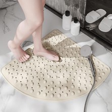 MAİN SHOP 1 Adet Vantuzlu Banyo ve Duş Kaydırmazı Duşa Kabin Küvet Içi Banyo Paspası 54X54 cm M-163