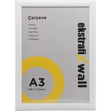 Kitabevimden Ekstrafix Çerçeve A3 22 Li Beyaz FIX-ÇB07