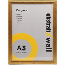 Kitabevimden Ekstrafix Çerçeve A3 22 Li Altın FIX-ÇA010