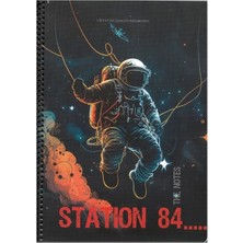 Kitabevimden Gıpta Statıon Spiralli Karton Kapak Defter A4 80 Yp Çizgili