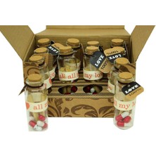 ZS Demir Dilek Şişesi Love 12'li Paket Hediyelik