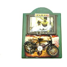 ZS Demir Dekoratif Metal Çerçeve Bisiklet Dekorlu Ev Ofis Hediyelik