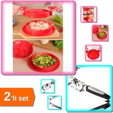 Hereveoyuncak Tavuk Tiftikleme + Bıçak Bileme Aparatı - Hızlı ve Kolay Kullanım - 2li Set X2T1E9