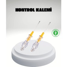 Zero Land Drnds Elektrik Test Kalemi Neon Işıklı Nikel Kaplama 110-220V Dirençli
