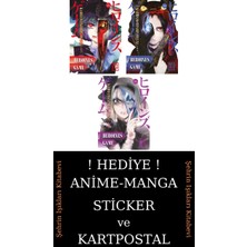 Athica Yayınları Kahramanların Oyunu 1-2-3 Manga Seti (3 Kitap) / Heroines Game / Anime-Manga Sticker ve Kartpostal Hediye