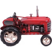 ZS Demir Dekoratif Metal Traktör Biblo Dekoratif Hediyelik