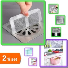 Hereveoyuncak 30 Adet Yapışkanlı Banyo Gider Koruyucu + Dolap Kapağı Organizeri – Tezgah Çöp Kutusu - 2li Set X4G2