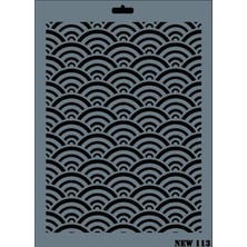 Bilfold Rich New Seri N-113 Stencil 35X25 cm