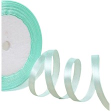 Saten Kurdele 1 cm 10 Metre Turkuaz