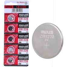 Pazarcan Maxell CR1220 3 Volt Lityum 5'li Düğme Pil