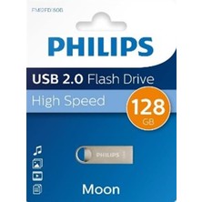 Pazarcan FM12FD160B/00 128GB Moon Klasik Gümüş USB 2.0 Metal Flash Bellek