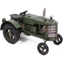 ZS Demir Dekoratif Metal Traktör Vintage Biblo Hediyelik