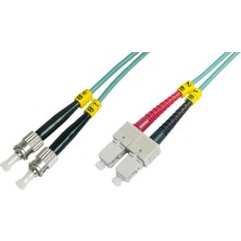 Evimdeyokyok Beek St-Sc Fiber Optic Patch Cable, Multimode Om 3 50/125 Duplex, 3.0mm, Lszh, 10 Meter