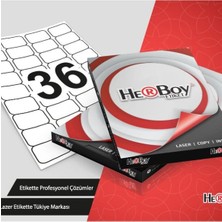 Kitabevimden Herboy Laser Etiket 100 Yp 45X30 Laser-Copy-Inkjet HB-1036