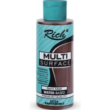 Kitabevimden Rich Akrilik Boya Multi Surface 120 cc Kahverengi 120-2234