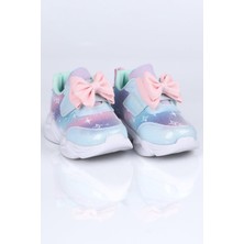 Caretta C.24002 Işıklı Fiyonklu Spor Ayakkabı B. Su Yeşili - 25