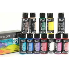 Kitabevimden Rich Akrilik Boya Master 60 cc Pembe 02120